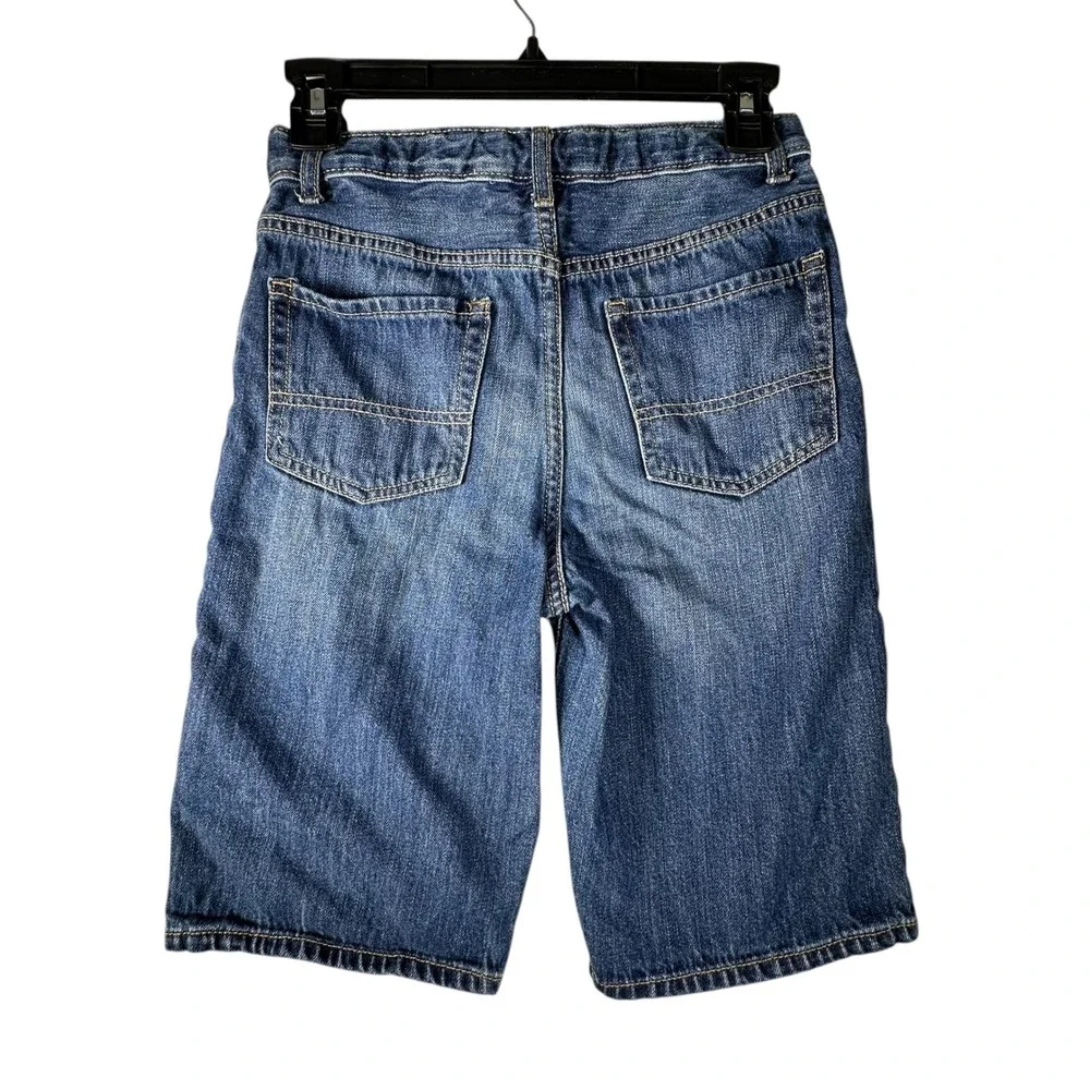 The Children's Place Boys Denim Shorts Blue Size 12S Slim‎ Adjustable Waist